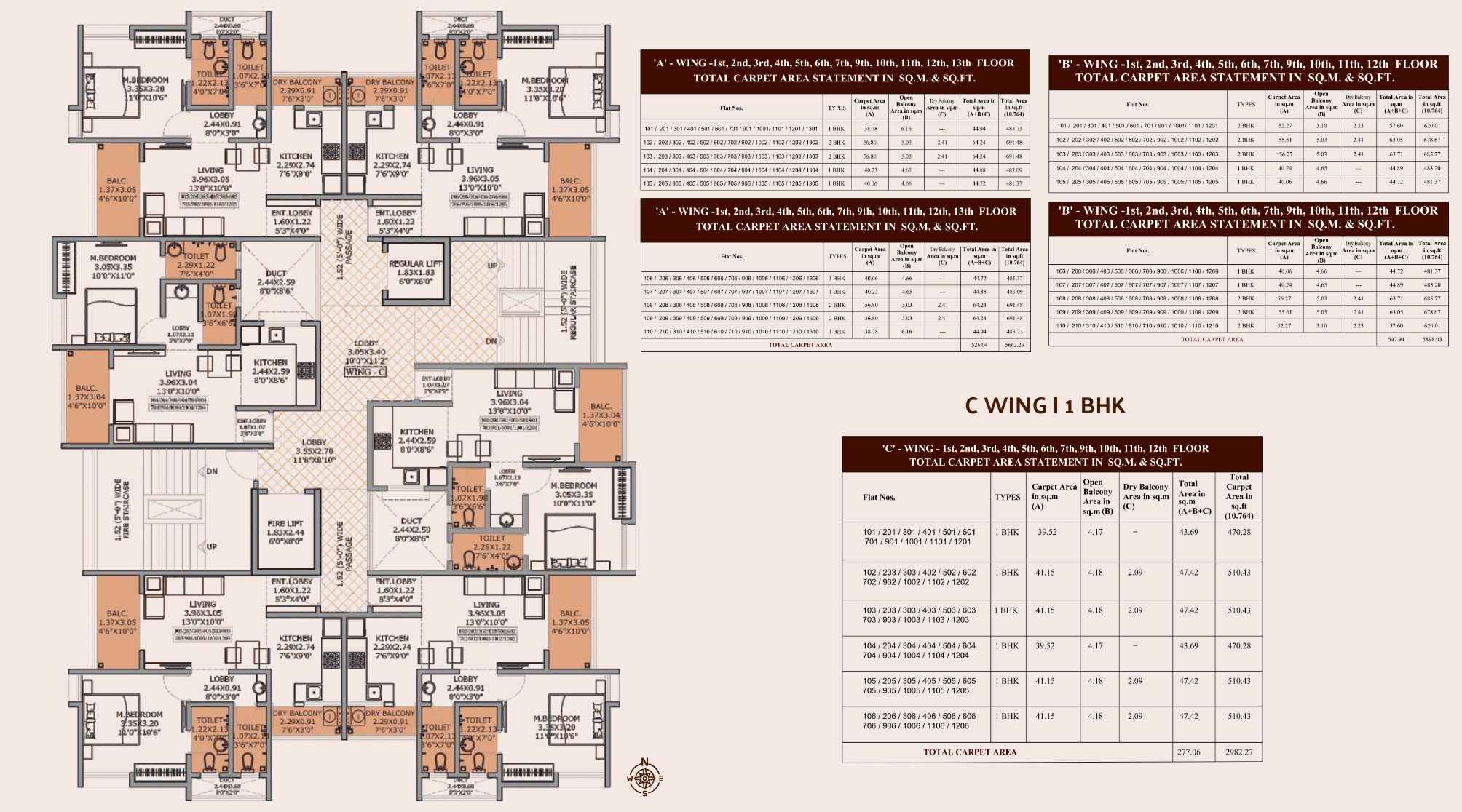 Sneha-Riddhi-Siddhi-Kohinoor-Floor-Plan-Wing-C